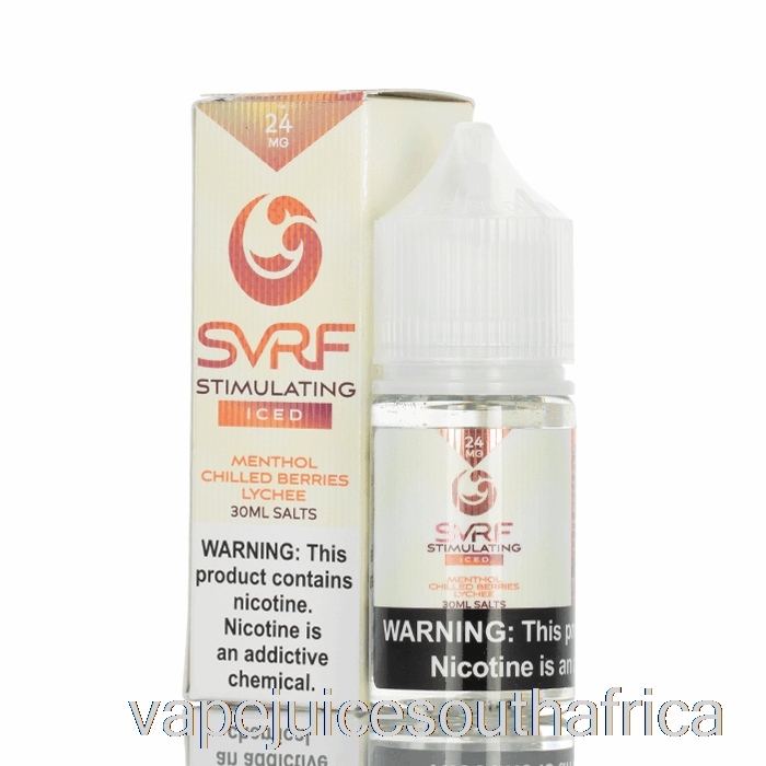 Vape Juice South Africa Iced Stimulating - Svrf Salts E-Liquid - 30Ml 24Mg